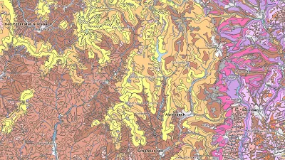 Visualisierung der Bodenkundlichen Einheiten der BK50